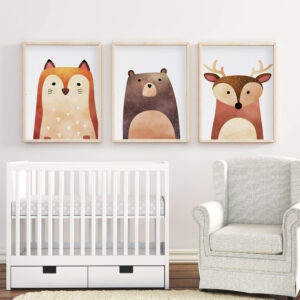 Woodland nursery decor CUA40