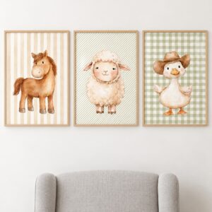 Set de cuadros infantiles Amigos de la granja - Indokids Uruguay